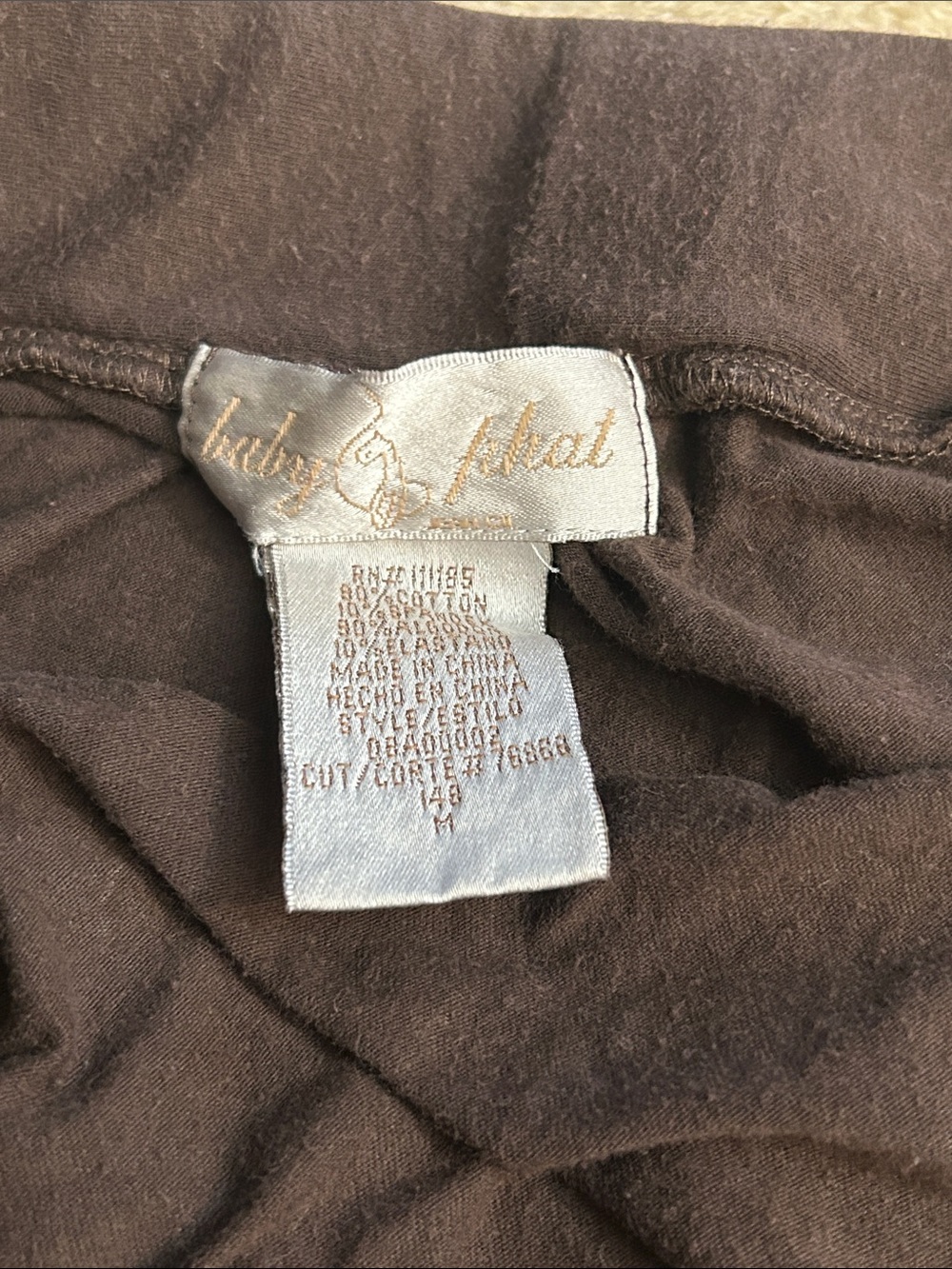 Baby Phat Brown Tube Top with Gold Logo - Picture 2 of 5